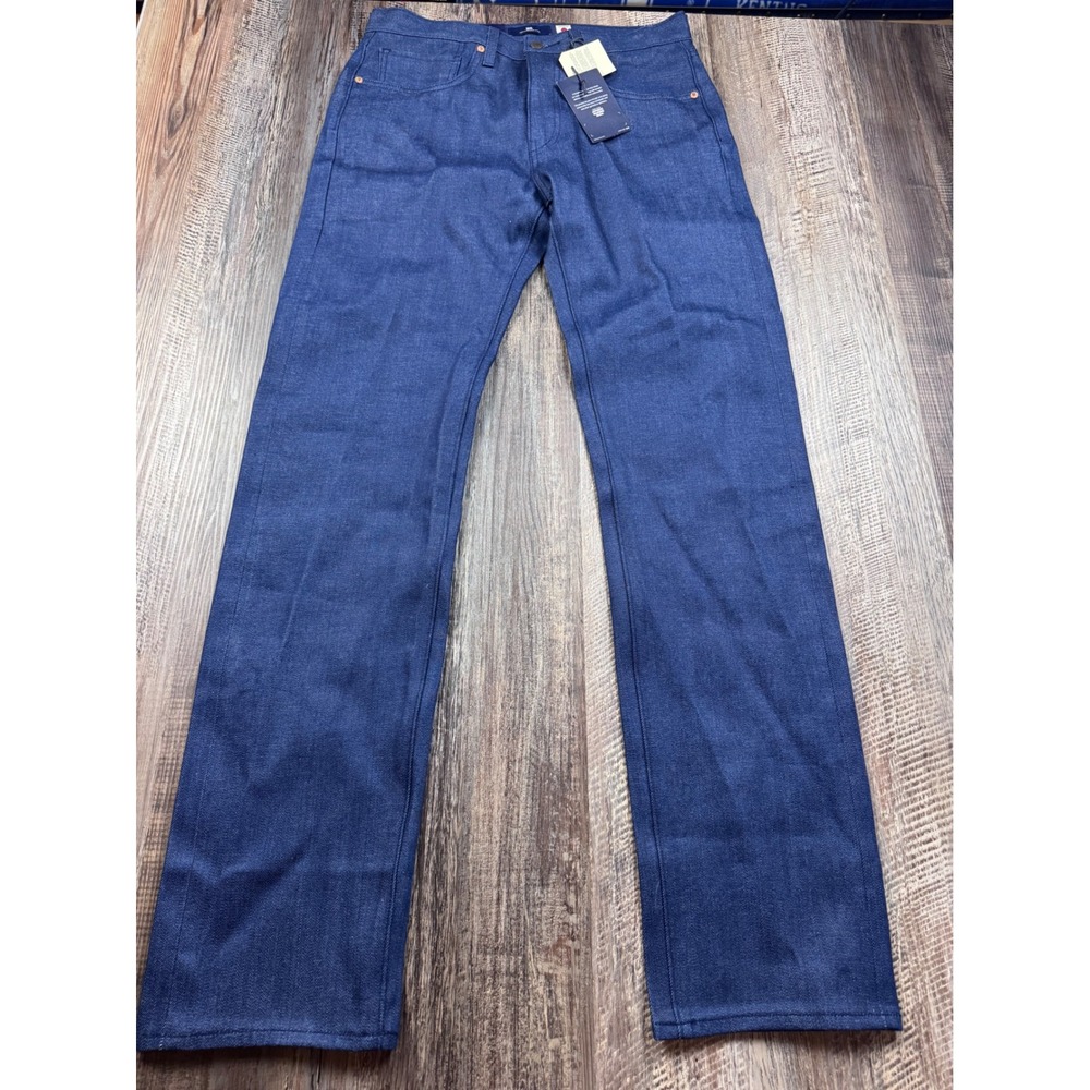 Levis 505 Regular Fit Japanese Selvedge Denim Jeans Indigo A58780007 32x34
